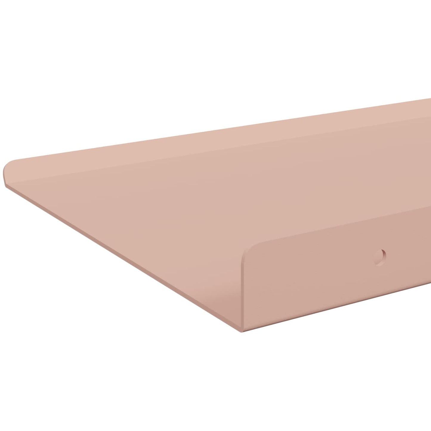 Floating Shelf Wall-mounted 2 pcs Pink 30 x 18 x 2.5 cm Steel