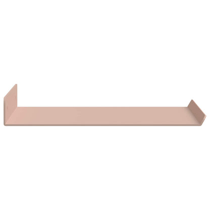 Floating Shelf Wall-mounted 2 pcs Pink 30 x 18 x 2.5 cm Steel
