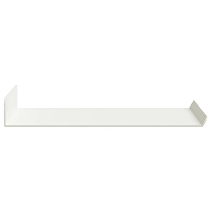 Floating Shelf 2 pcs White 30 x 18 x 2.5 cm Steel