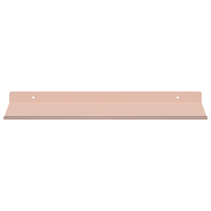 Floating Shelf Wall-mounted 4 pcs Pink 40 x 18 x 2.5 cm Steel