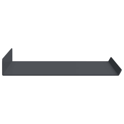 Floating Shelf 4 pcs Anthracite 40 x 18 x 2.5 cm Steel