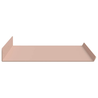 Floating Shelf Wall-mounted 4 pcs Pink 60 x 18 x 2.5 cm Steel