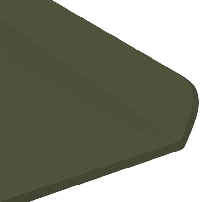Floating Shelf 2 pcs Olive Green 60 x 18 x 2.5 cm Steel