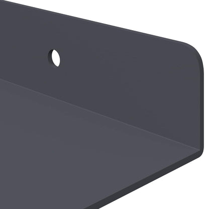 Floating Shelf 4 pcs Anthracite 100 x 18 x 2.5 cm Steel