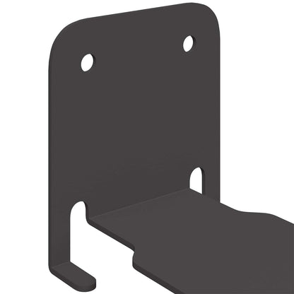 Floating Shelf with Shelf 24 pcs Black 6 x 10.8 x 6.6 cm