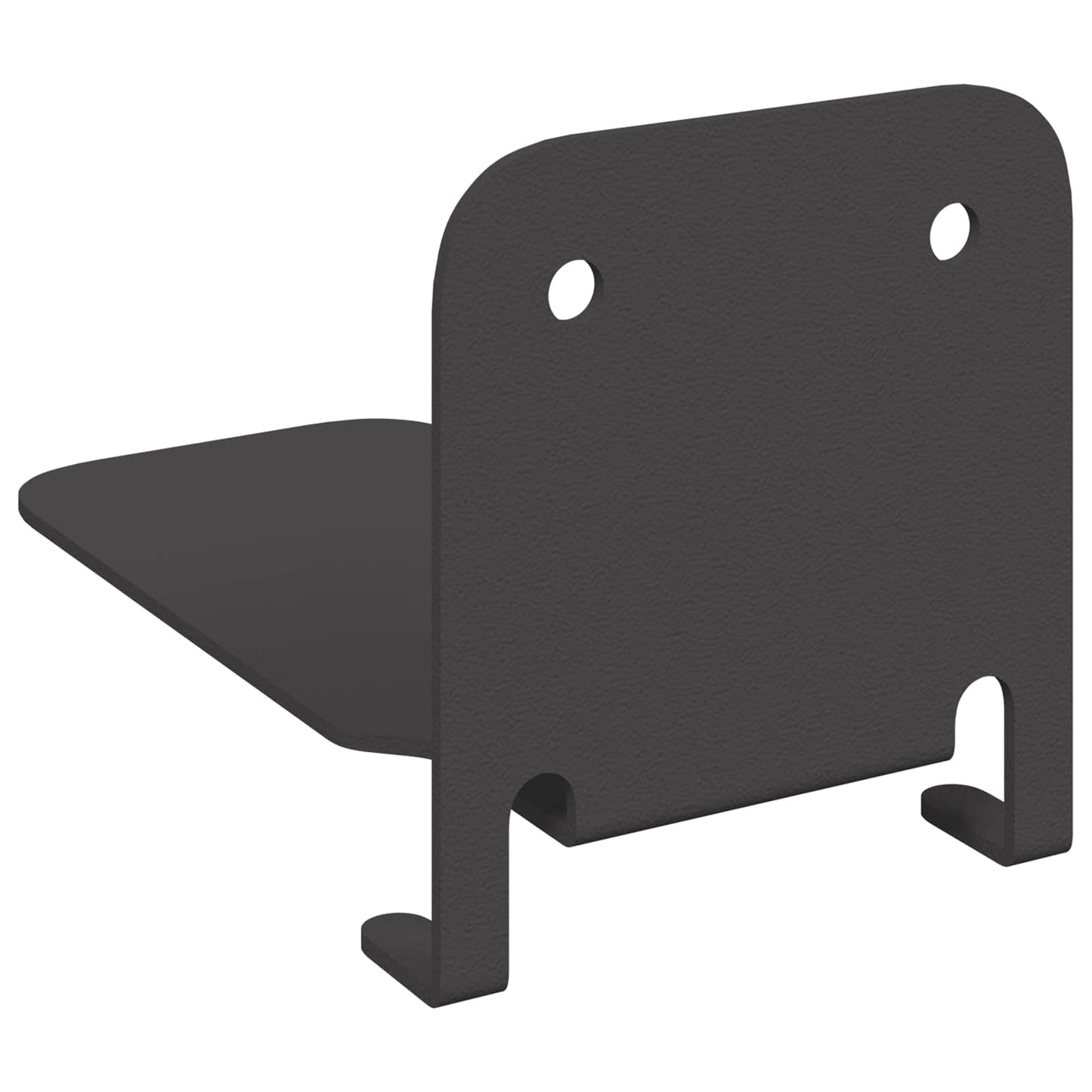 Floating Shelf with Shelf 24 pcs Black 6 x 10.8 x 6.6 cm