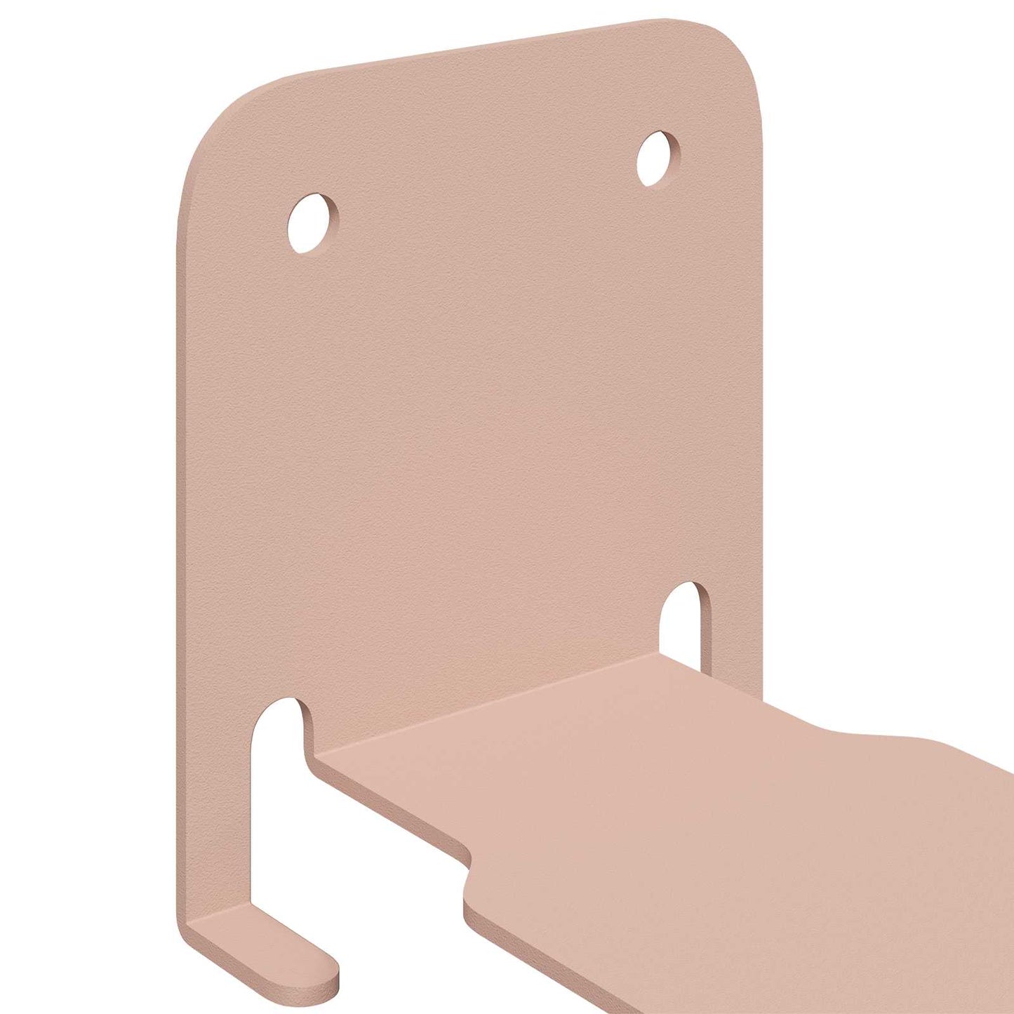 Floating Shelf with Shelf 4 pcs Pink 6 x 10.8 x 6.6 cm