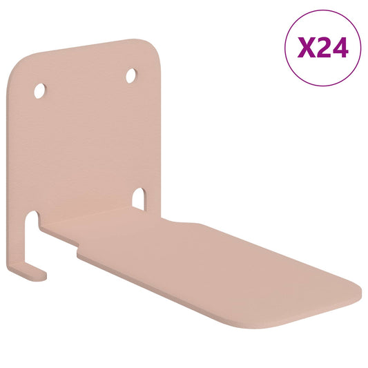 Invisible Floating Shelf 24 pcs Pink 6 x 11 x 6.5 cm