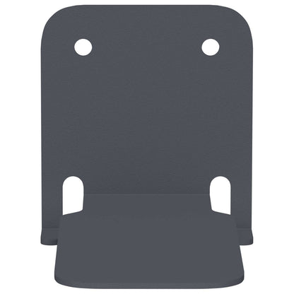 Floating Shelf with Shelf 8 pcs Anthracite 6 x 10.8 x 6.6 cm