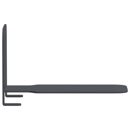 Floating Shelf with Shelf 24 pcs Anthracite 6 x 10.8 x 6.6 cm