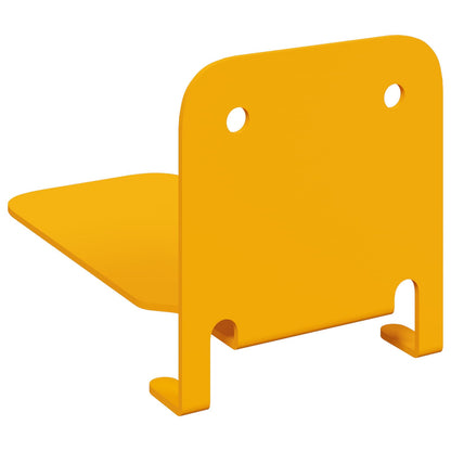 Floating Shelf 8 pcs Mustard Yellow 6 x 10.8 x 6.6 cm