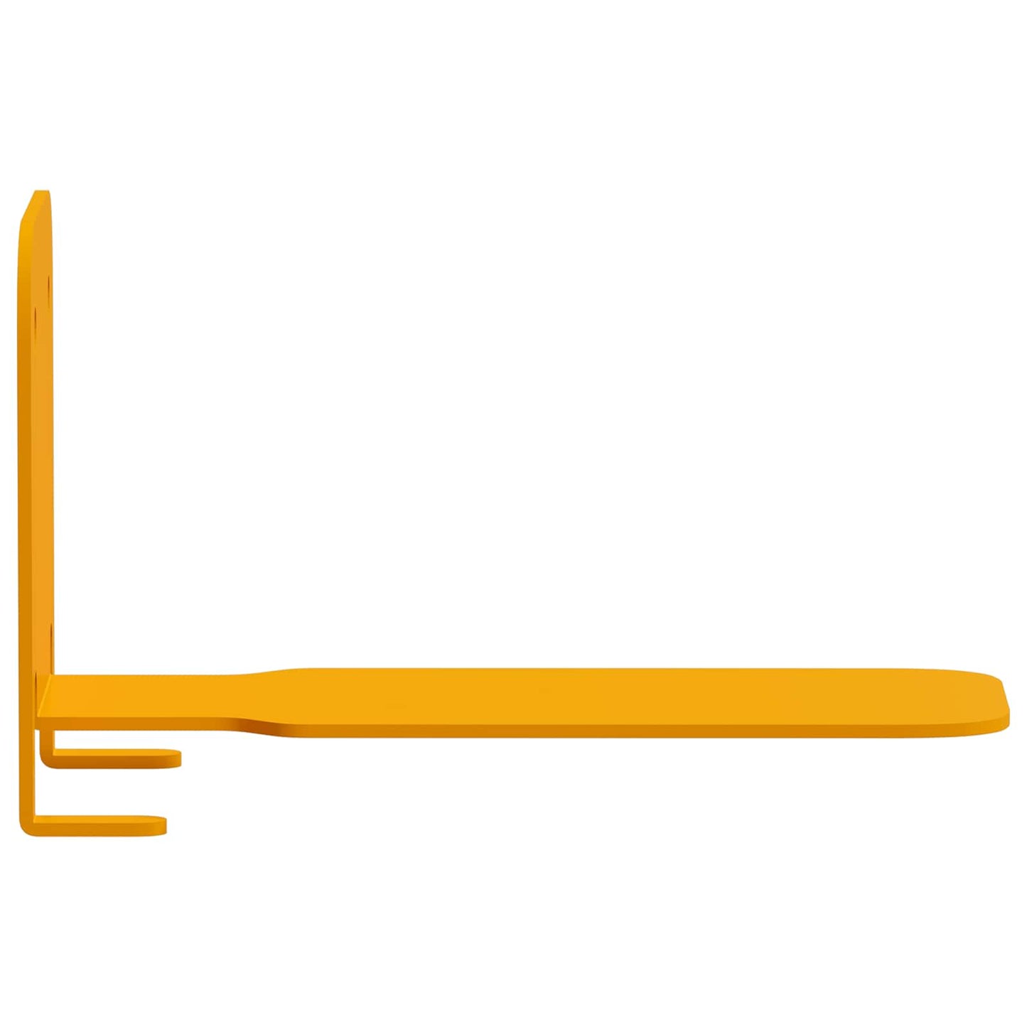 Floating Shelf 8 pcs Mustard Yellow 6 x 10.8 x 6.6 cm