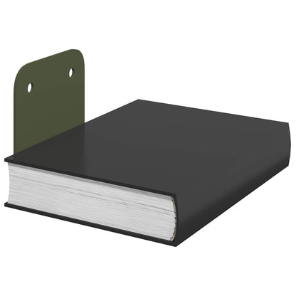 Floating Shelf with Shelf 4 pcs Olive Green 6 x 10.8 x 6.6 cm