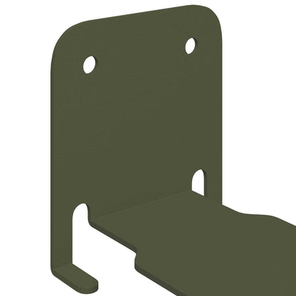 Floating Shelf with Shelf 8 pcs Olive Green 6 x 10.8 x 6.6 cm