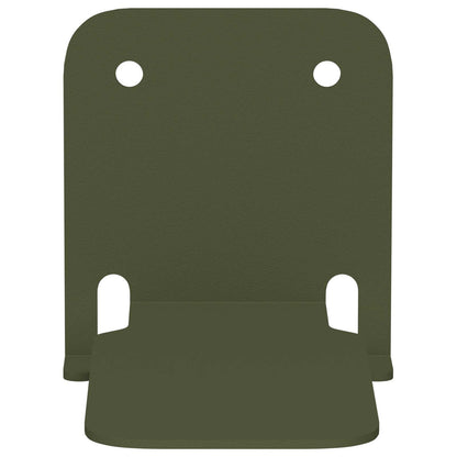 Floating Shelf with Shelf 8 pcs Olive Green 6 x 10.8 x 6.6 cm