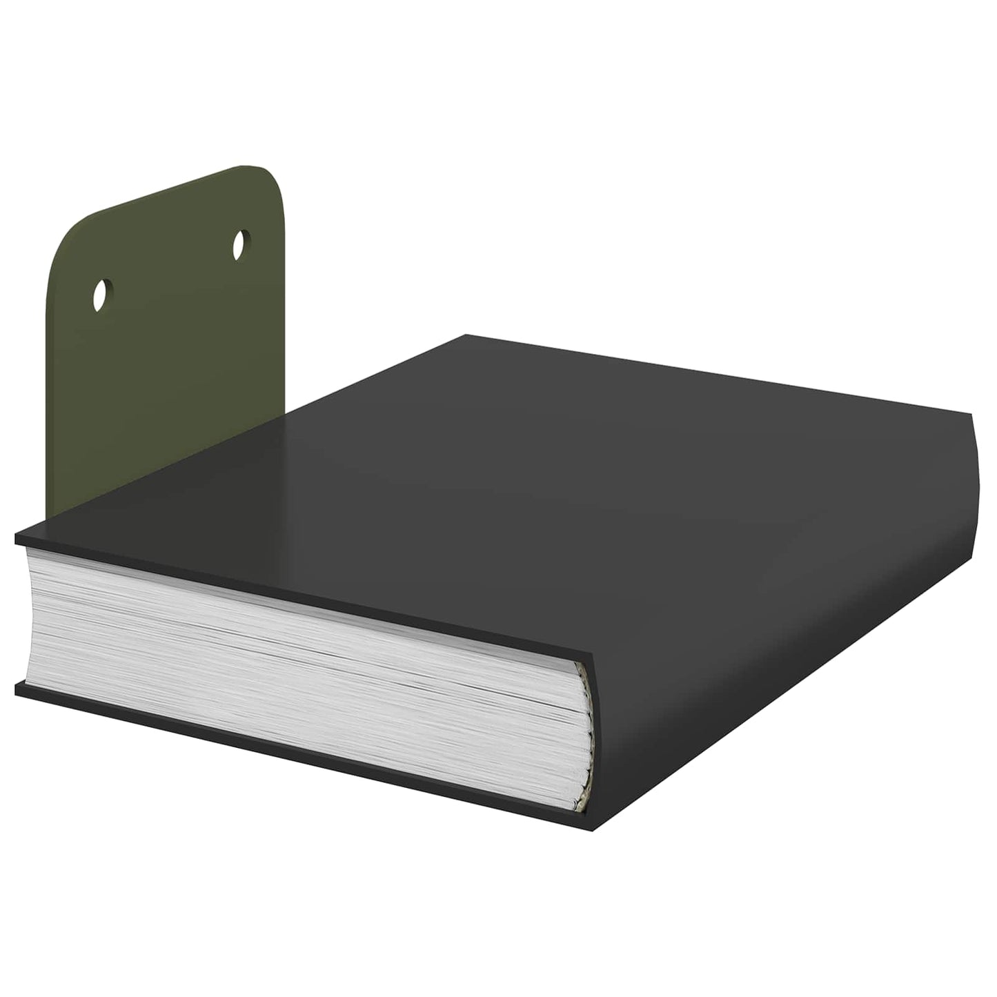 Floating Shelf with Shelf 8 pcs Olive Green 6 x 10.8 x 6.6 cm
