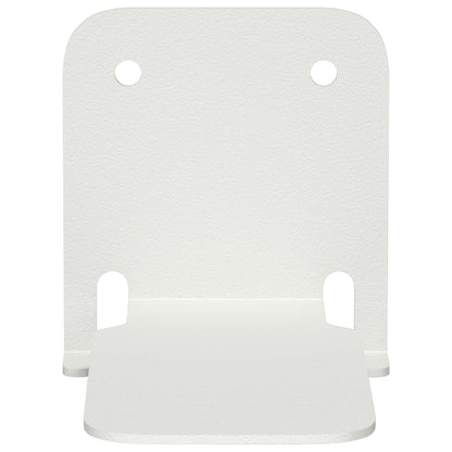 Floating Shelf with Shelf 4 pcs White 6 x 10.8 x 6.6 cm