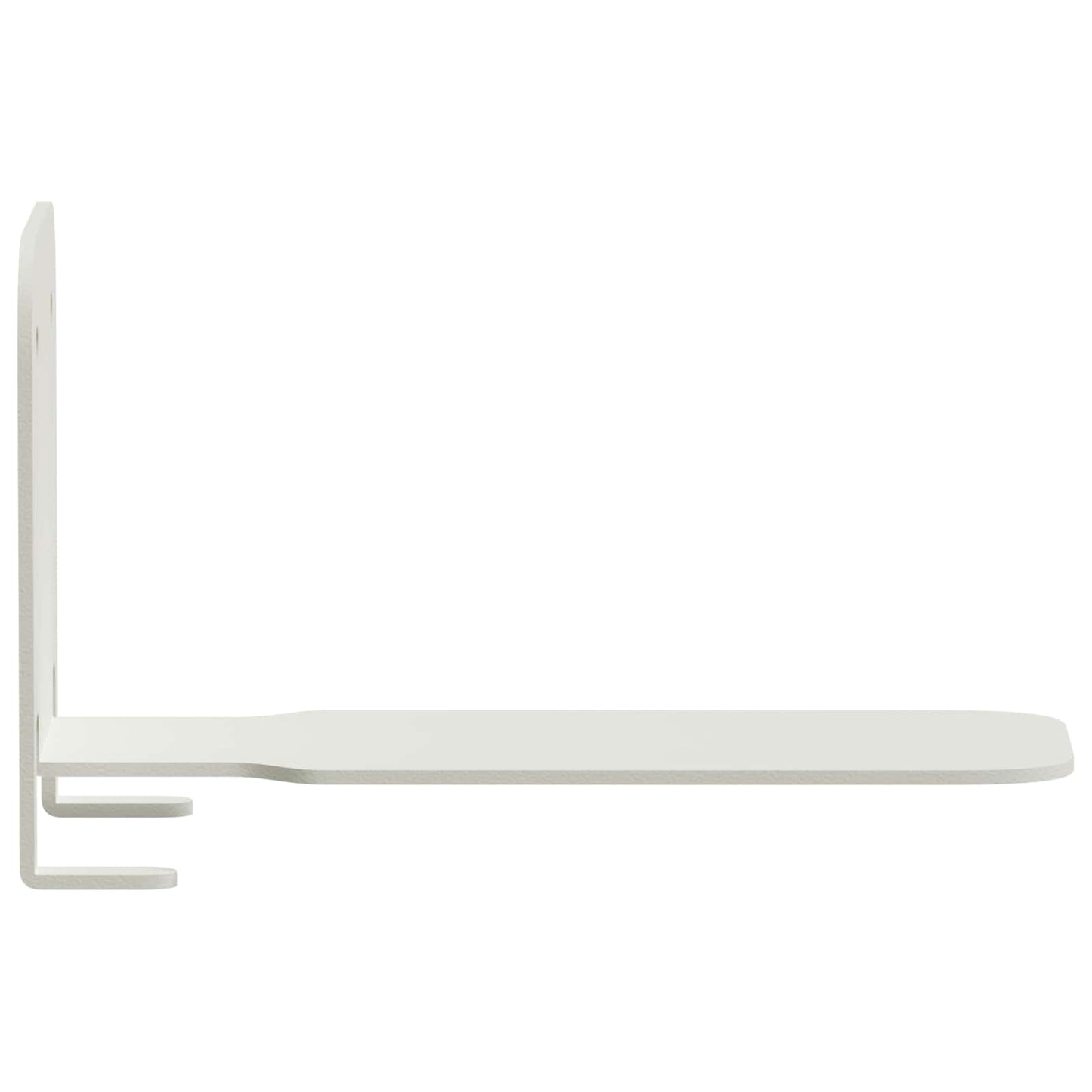 Floating Shelf with Shelf 4 pcs White 6 x 10.8 x 6.6 cm