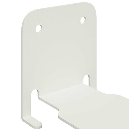 Floating Shelf with Shelf 24 pcs White 6 x 10.8 x 6.6 cm