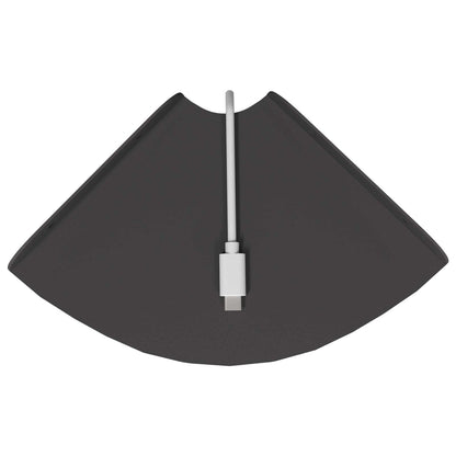 Floating Shelf with Shelf 2 pcs Black 15 x 15 x 2 cm