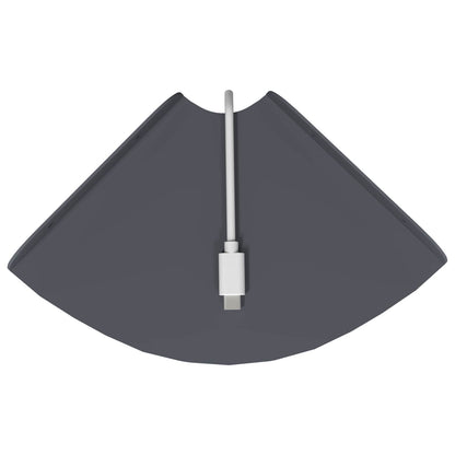 Floating Shelf with Shelf 2 pcs Anthracite 15 x 15 x 2 cm