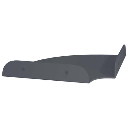 Floating Shelf with Shelf 4 pcs Anthracite 15 x 15 x 2 cm