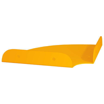 Floating Shelf with Shelf 4 pcs Mustard Yellow 15 x 15 x 2 cm