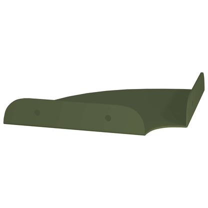 Floating Shelf with Shelf 4 pcs Olive Green 15 x 15 x 2 cm