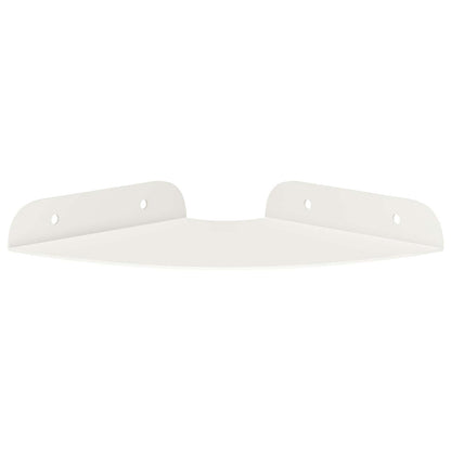 Floating Shelf with Shelf 2 pcs White 15 x 15 x 2 cm