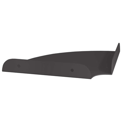 Floating Shelf with Shelf 2 pcs Black 18 x 18 x 2 cm