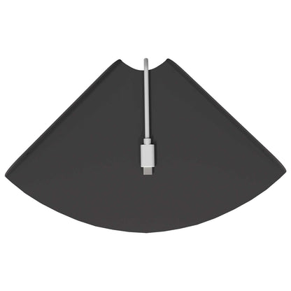 Floating Shelf with Shelf 4 pcs Black 18 x 18 x 2 cm