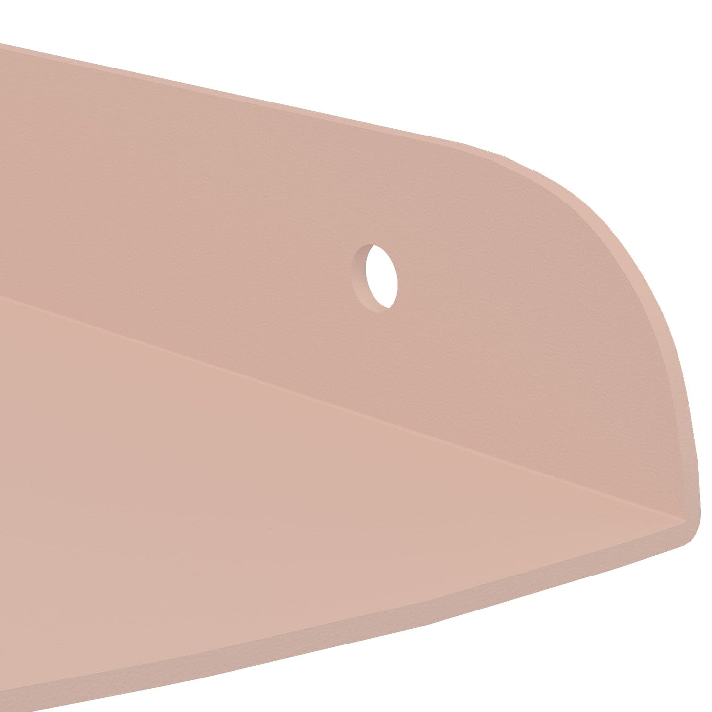 Floating Shelf with Shelf 4 pcs Pink 18 x 18 x 2 cm