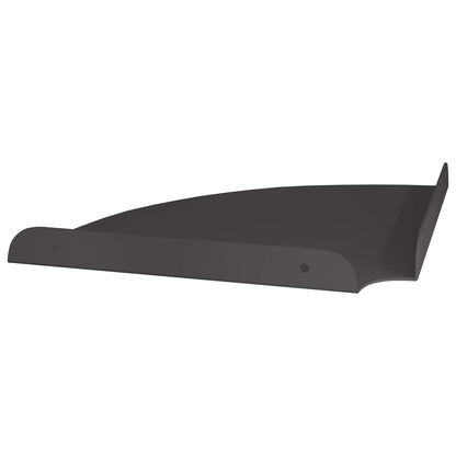 Floating Shelf with Shelf 4 pcs Black 24 x 24 x 2 cm