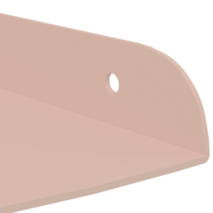 Floating Shelf with Shelf 4 pcs Pink 24 x 24 x 2 cm