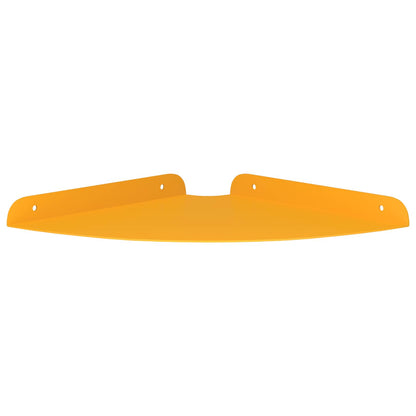 Floating Shelf with Shelf 2 pcs Mustard Yellow 24 x 24 x 2 cm
