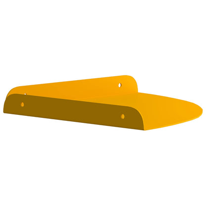 Floating Shelf with Shelf 4 pcs Mustard Yellow 24 x 24 x 2 cm