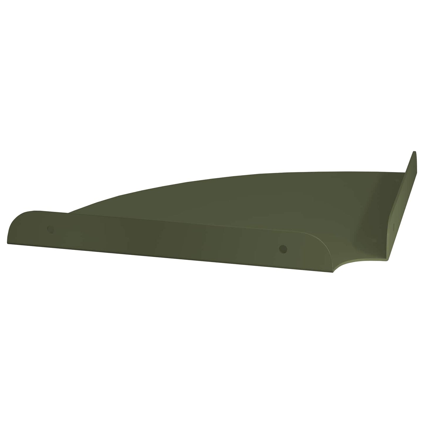 Floating Shelf with Shelf 2 pcs Olive Green 24 x 24 x 2 cm