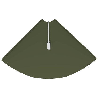 Floating Shelf with Shelf 2 pcs Olive Green 24 x 24 x 2 cm