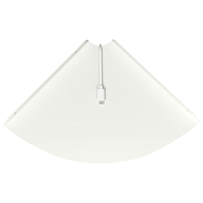 Floating Shelf with Shelf 4 pcs White 24 x 24 x 2 cm