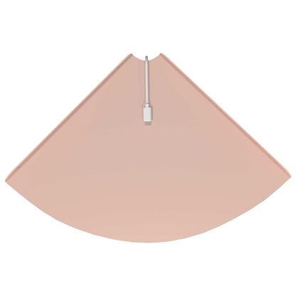 Floating Shelf with Shelf 2 pcs Pink 30 x 30 x 2 cm