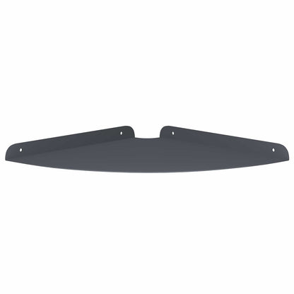Floating Shelf with Shelf 2 pcs Anthracite 30 x 30 x 2 cm