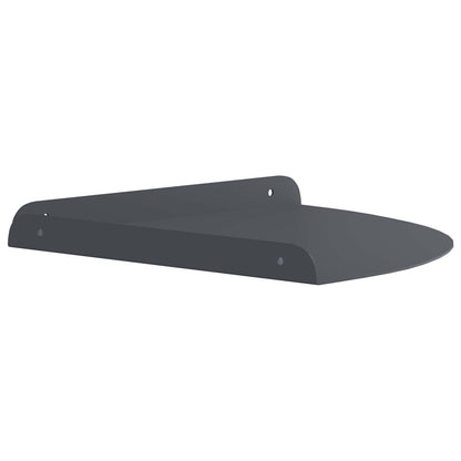 Floating Shelf with Shelf 2 pcs Anthracite 30 x 30 x 2 cm