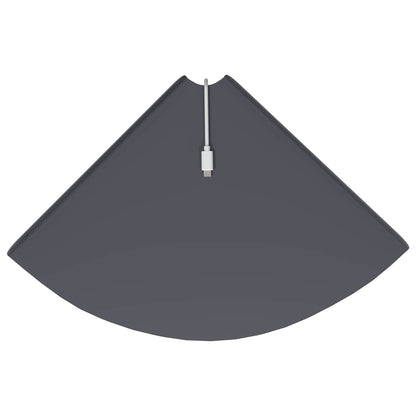 Floating Shelf with Shelf 4 pcs Anthracite 30 x 30 x 2 cm