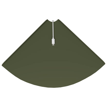 Floating Shelf with Shelf 4 pcs Olive green 30 x 30 x 2 cm