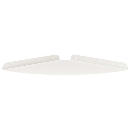 Floating Shelf with Shelf 2 pcs White 30 x 30 x 2 cm