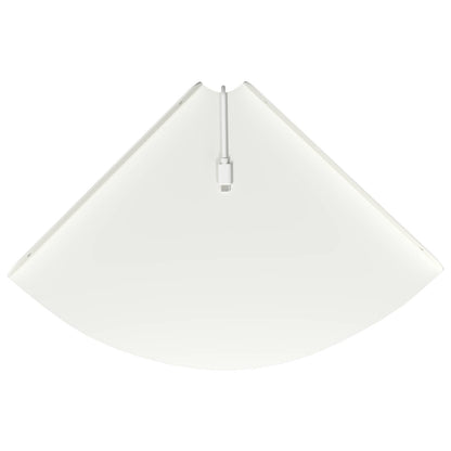 Floating Shelf with Shelf 4 pcs White 30 x 30 x 2 cm