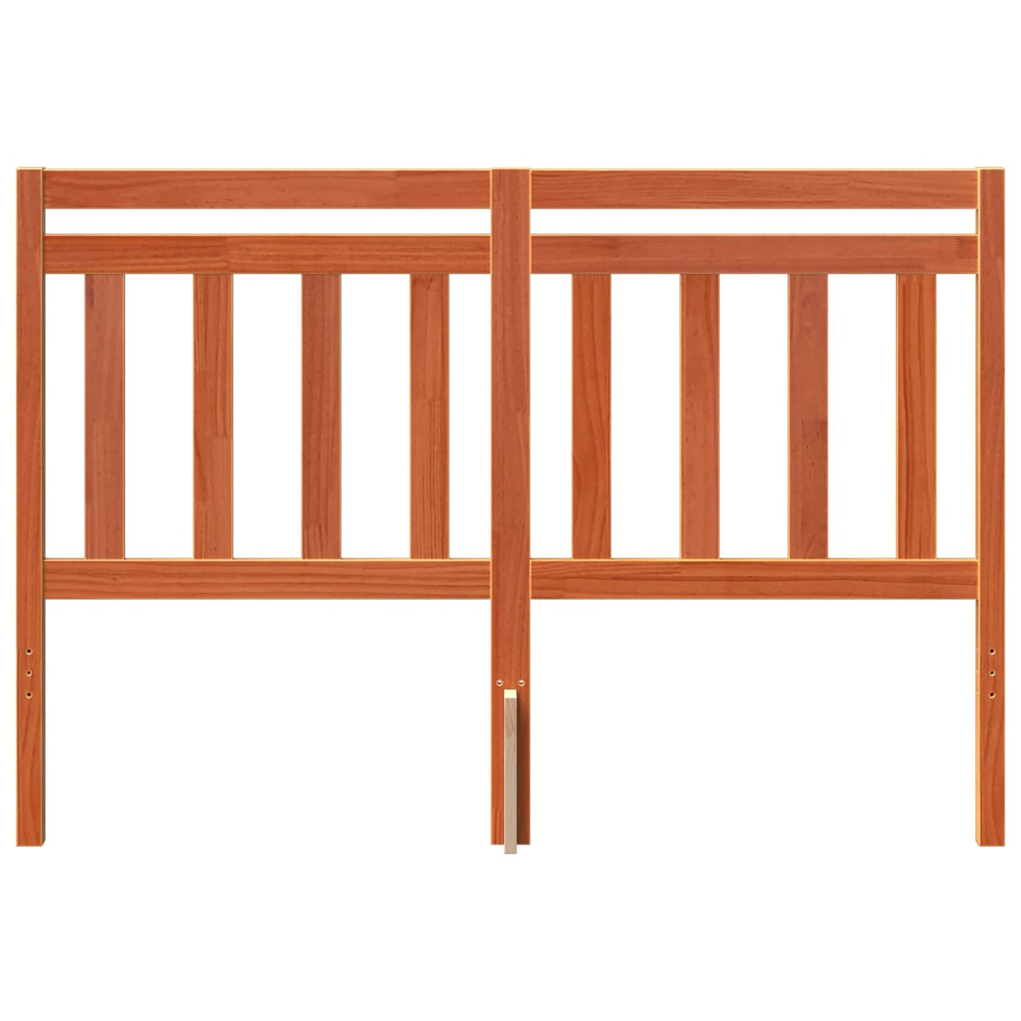 Headboard with Headboard Wax Brown 155.5 x 100 cm