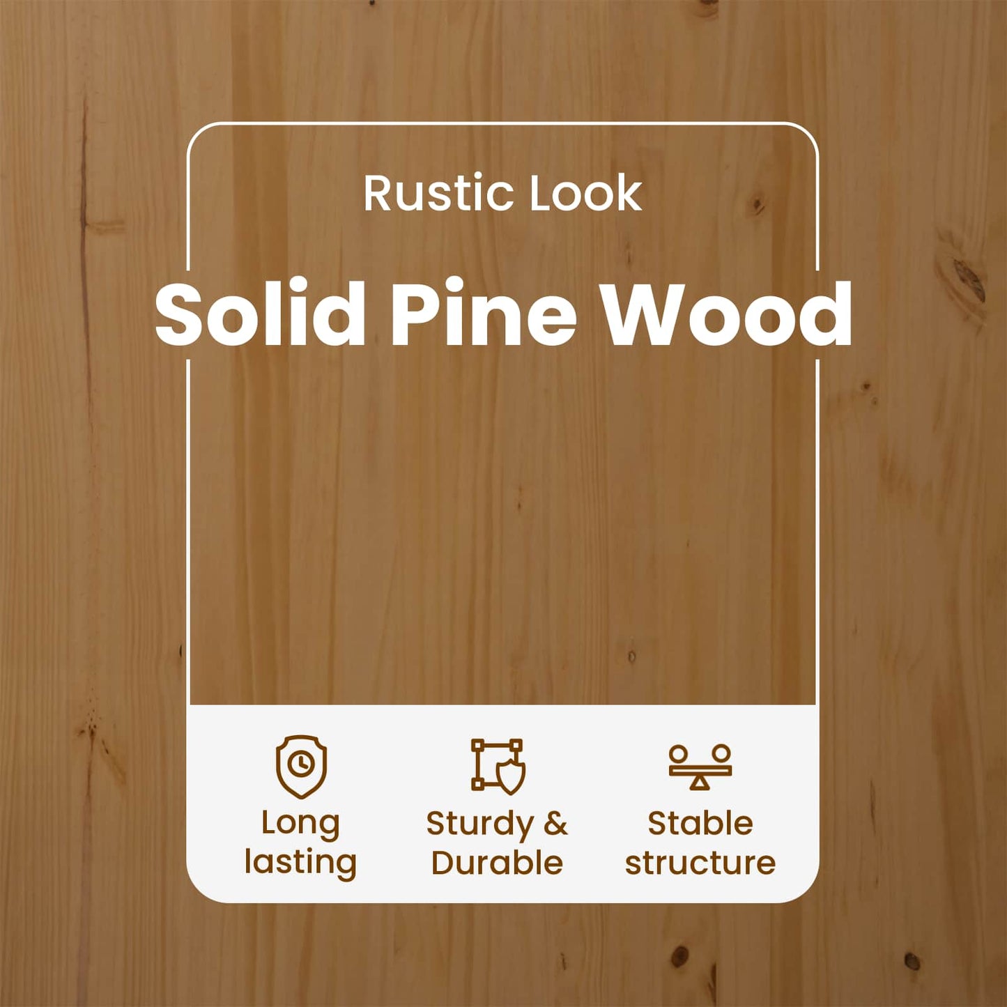 Rolling Cabinet MOSS Honey Brown 34 x 39 x 56 cm