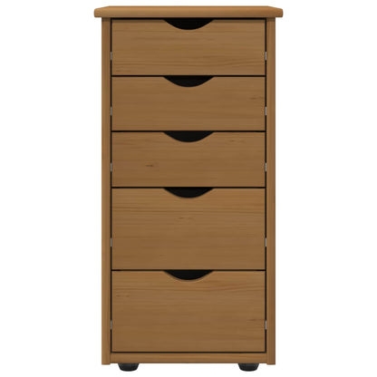 Cabinet Honey Brown 34 x 39 x 61.5 cm Solid Pine Wood
