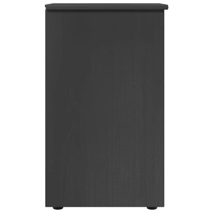 Cabinet Grey 34 x 39 x 61.5 cm Solid Pine Wood